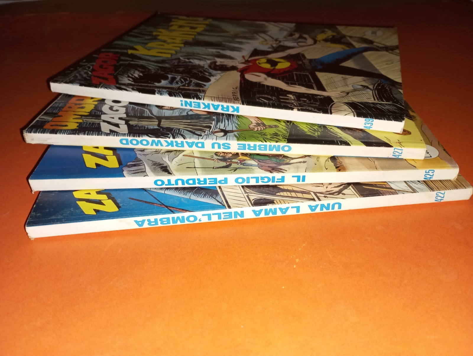 lotto di 4 fumetti zagor ottimi ins. riservata