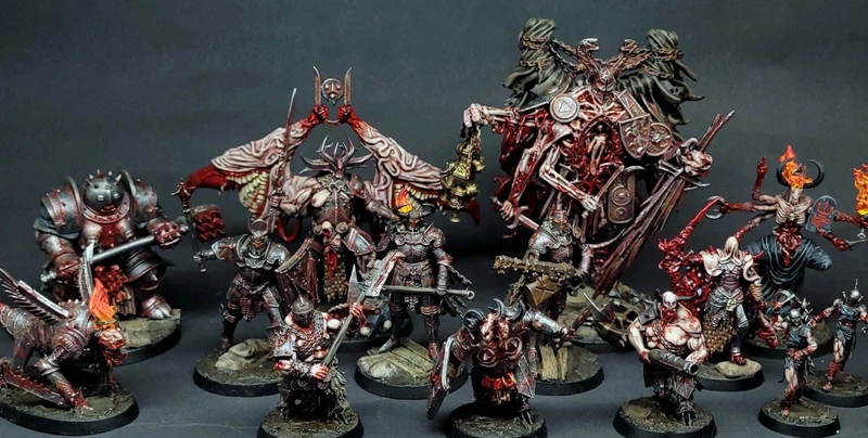 bande de guerre complète de la Cour des Sept Serpents pour Trench Crusade.