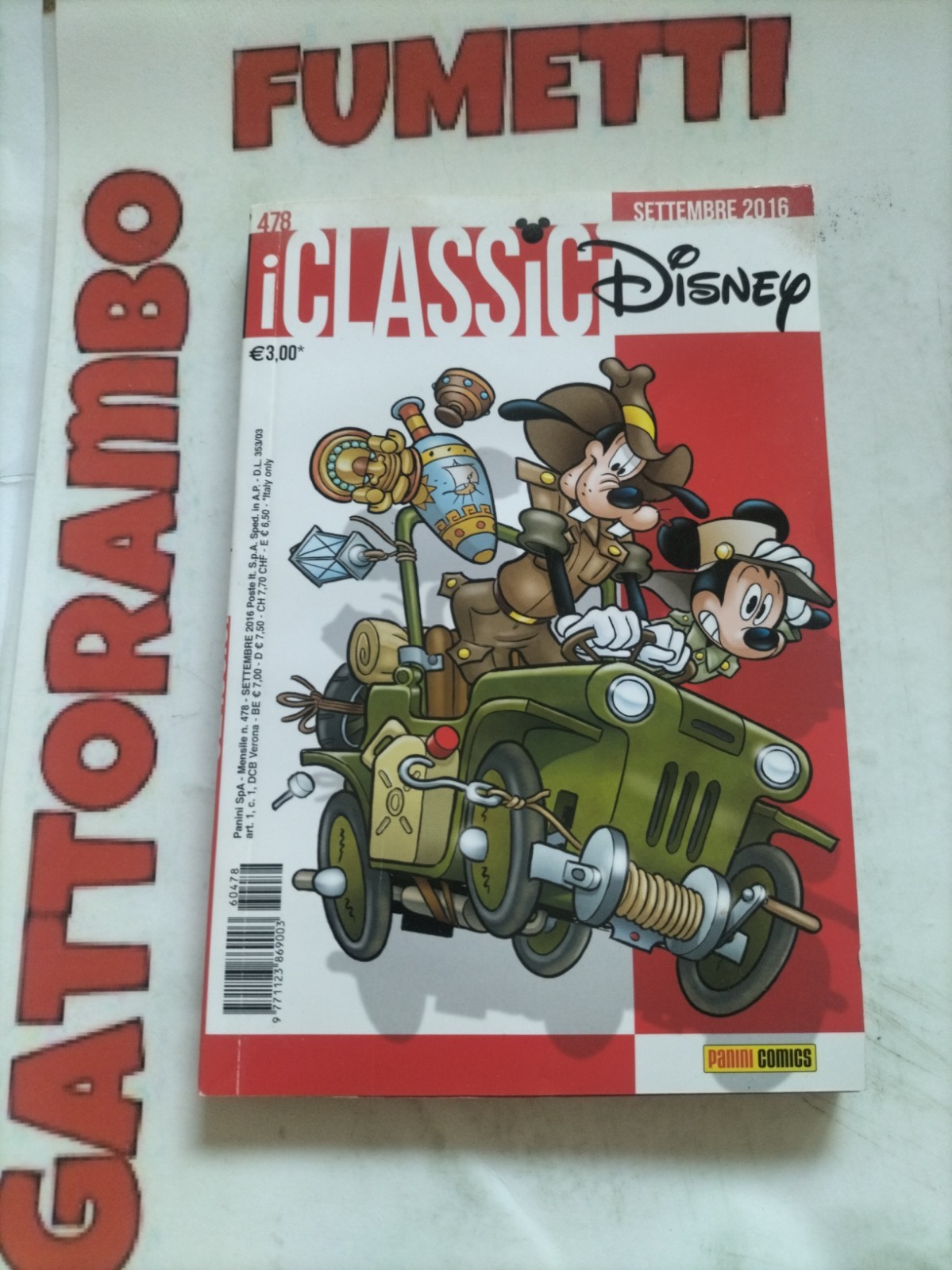 I Classici Disney n.478 anno 2016 - panini Comics ottimo 