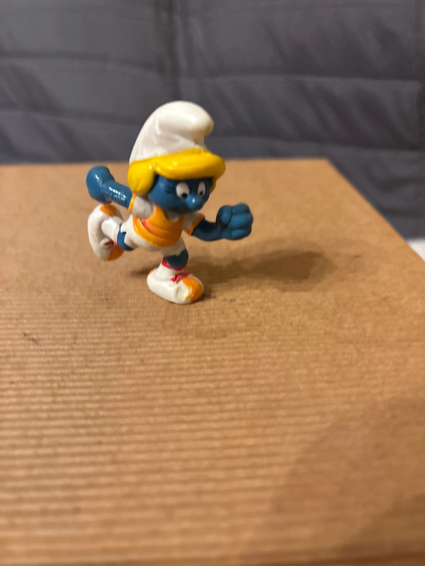Puffo Vintage Schleich 20163 - Puffetta Calciatrice (1983 Peyo)