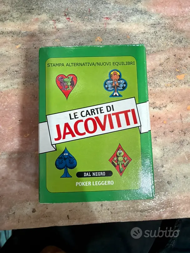 Carte Jacovitti Dal Negro SIGILLATE Poker Leggero
