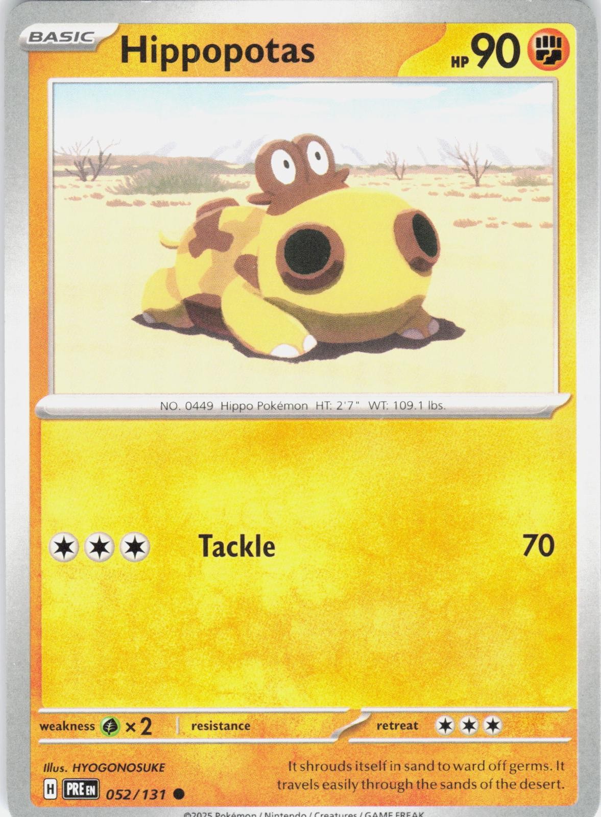 Ippopota 052/131 Evoluzioni Prismatiche Comuni Pokemon Near Mint
