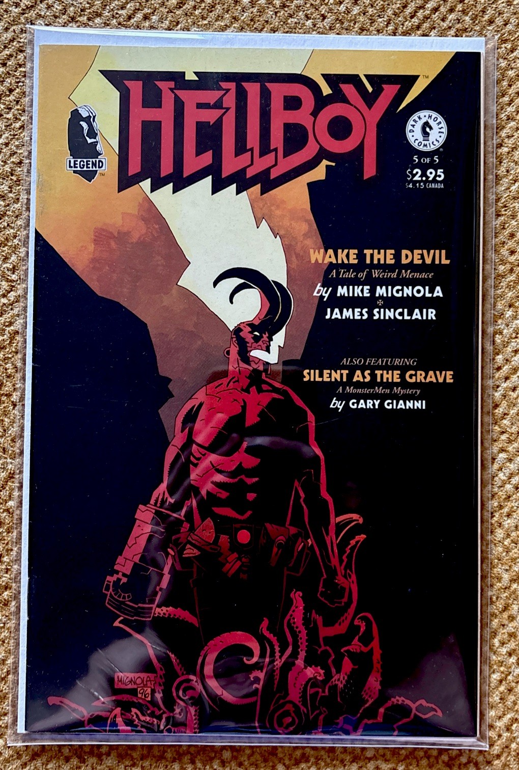 Hellboy: Wake the Devil #5 (1996) Hellboy