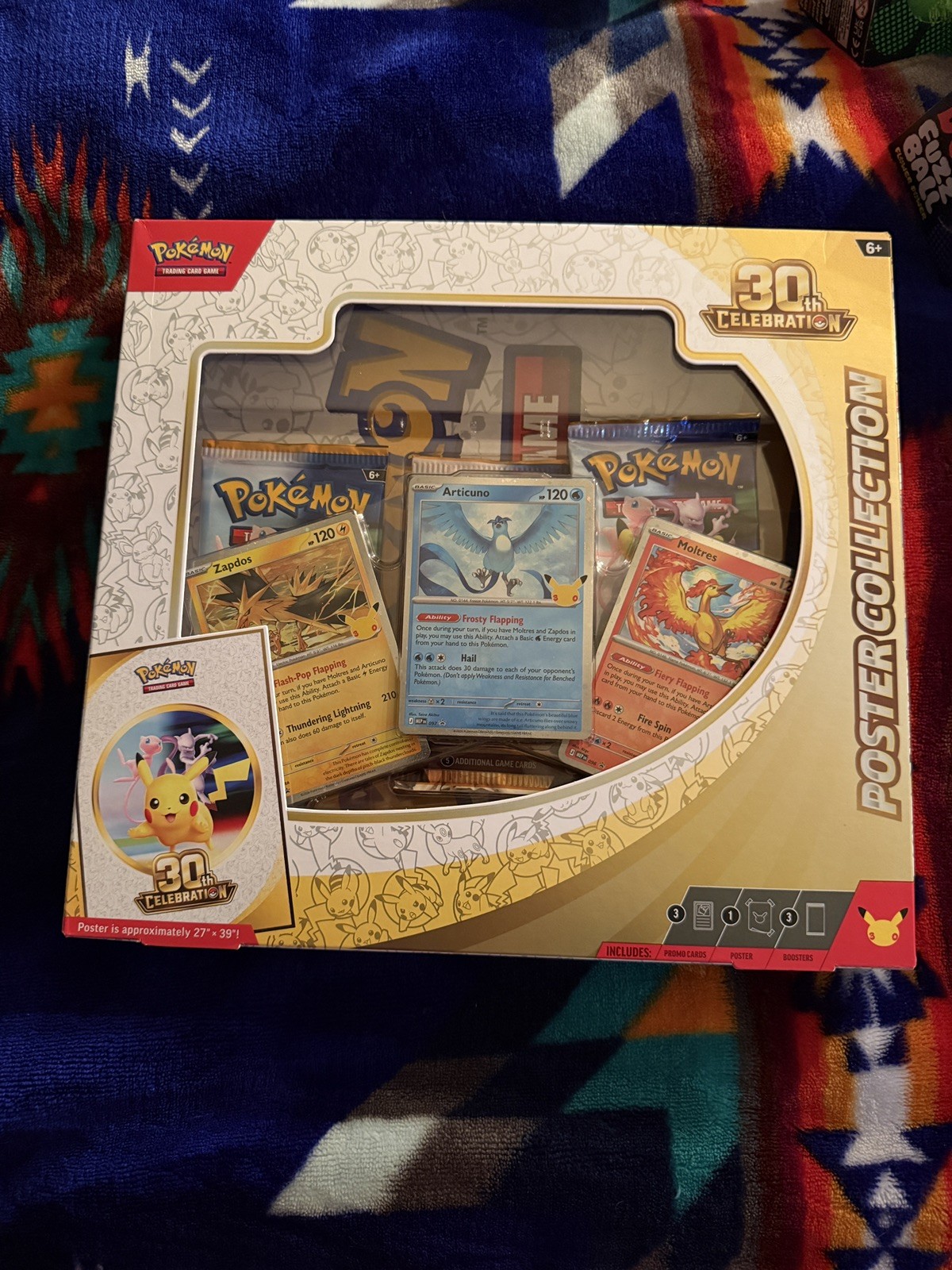 Pokémon TCG: 30th Anniversary Celebration Poster Collection Box New Celebration