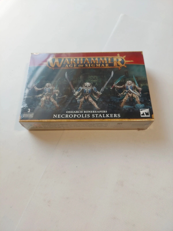 AOS Ossiarch Bonereapers. Necropolis Stalkers Immortis guards . redbox