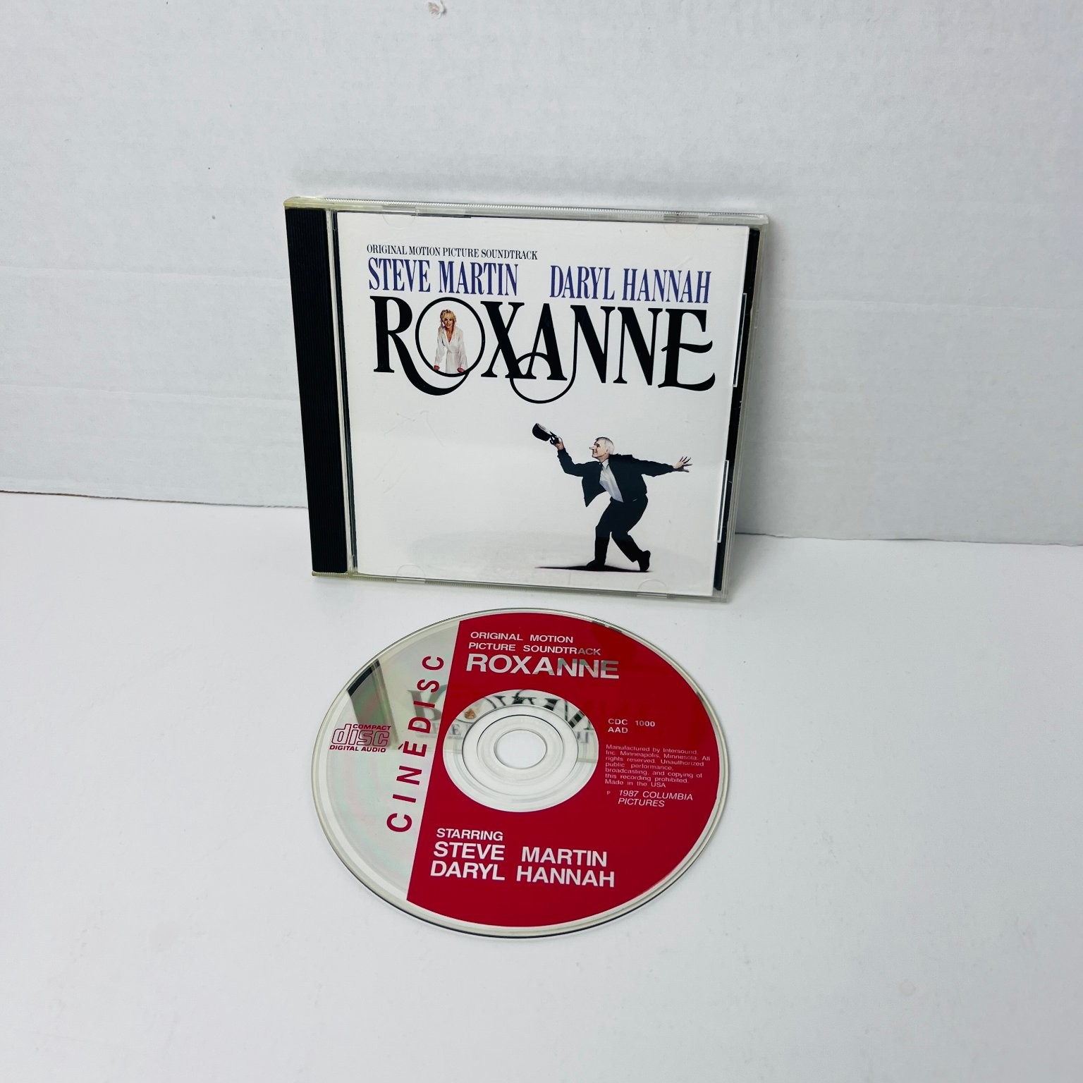 Roxanne Original Motion Picture Soundtrack CD 1987 Bruce Smeaton Cinedisc