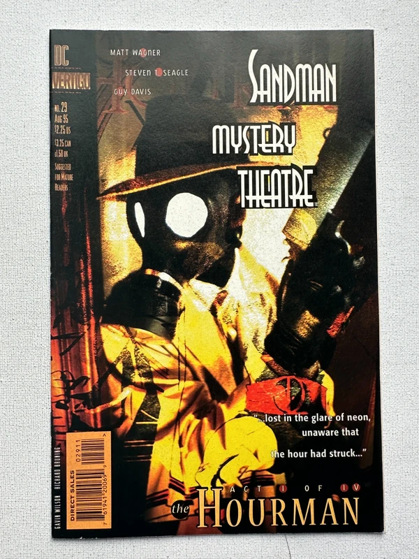 Sandman Mystery Theatre 29 Photo Cover by Gavin Wilson & Richard Brunning (1993 DC/Vertigo)