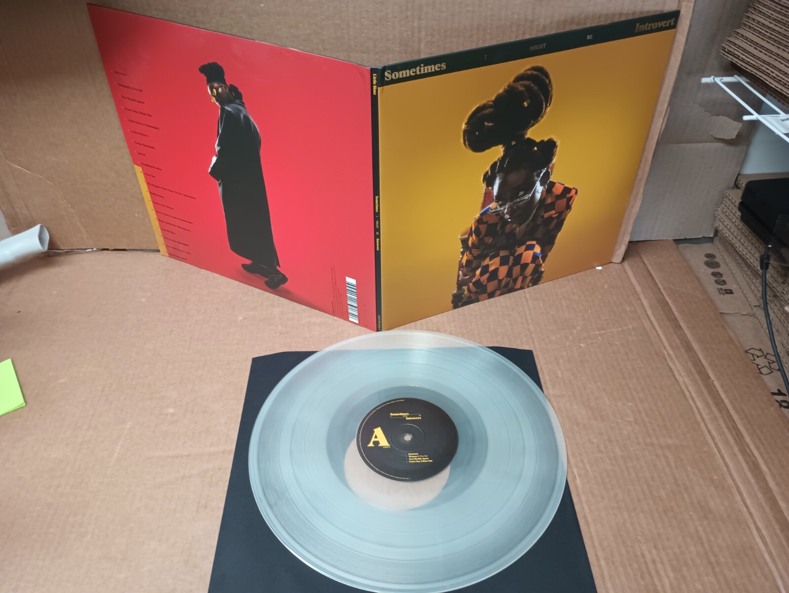 SOMETIMES I MIGHT BE INTROVERT BY LITTLE SIMZ MISSING LP #2 COVER & LP #1 ONLY