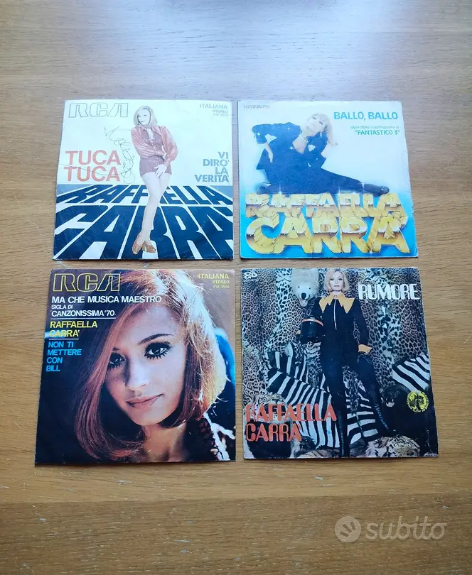 RAFFAELLA CARRÀ vari 45 giri