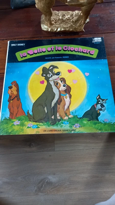 Vinyl 33t disney "la belle et le clochard"