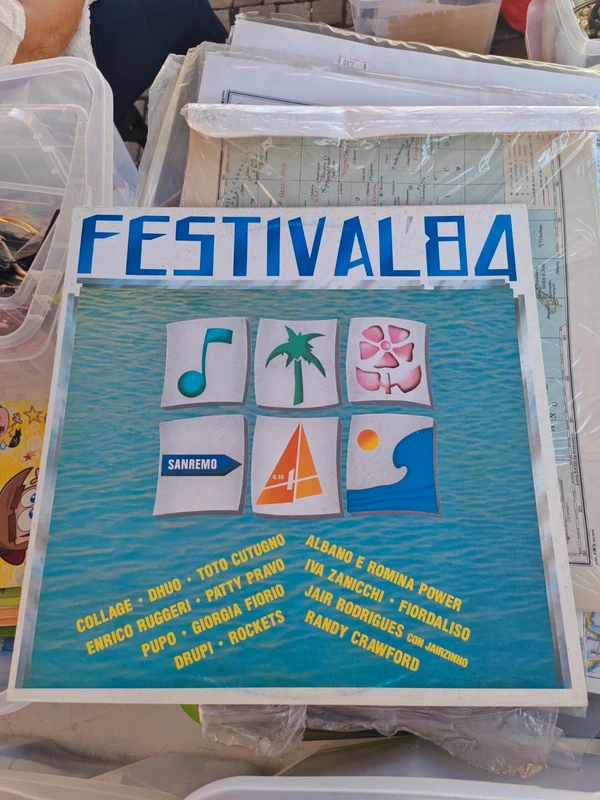Disco vinile festivalbar 84