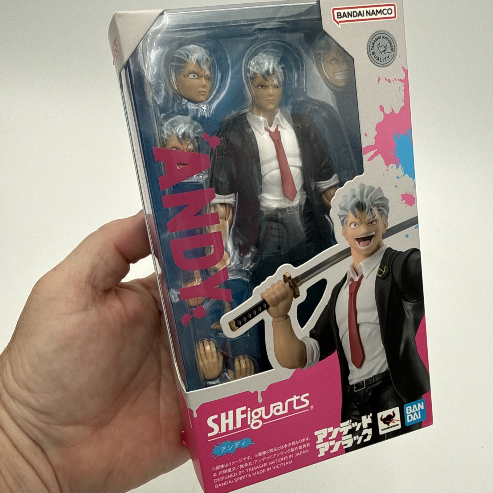 Bandai S.H.Figuarts Andy Undead Unluck Action Figure Tamashii Nations NIB