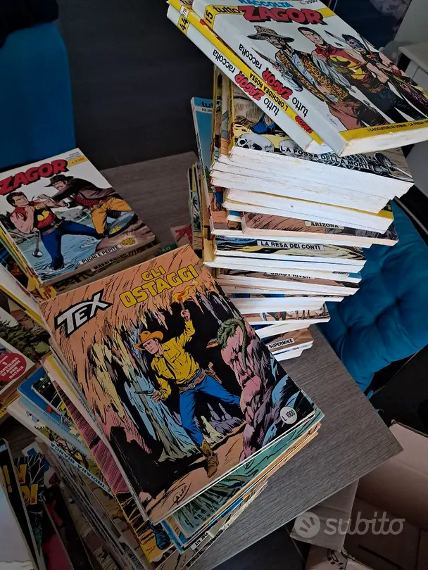 Tantissimi fumetti tex diabolik zagor misterno ala