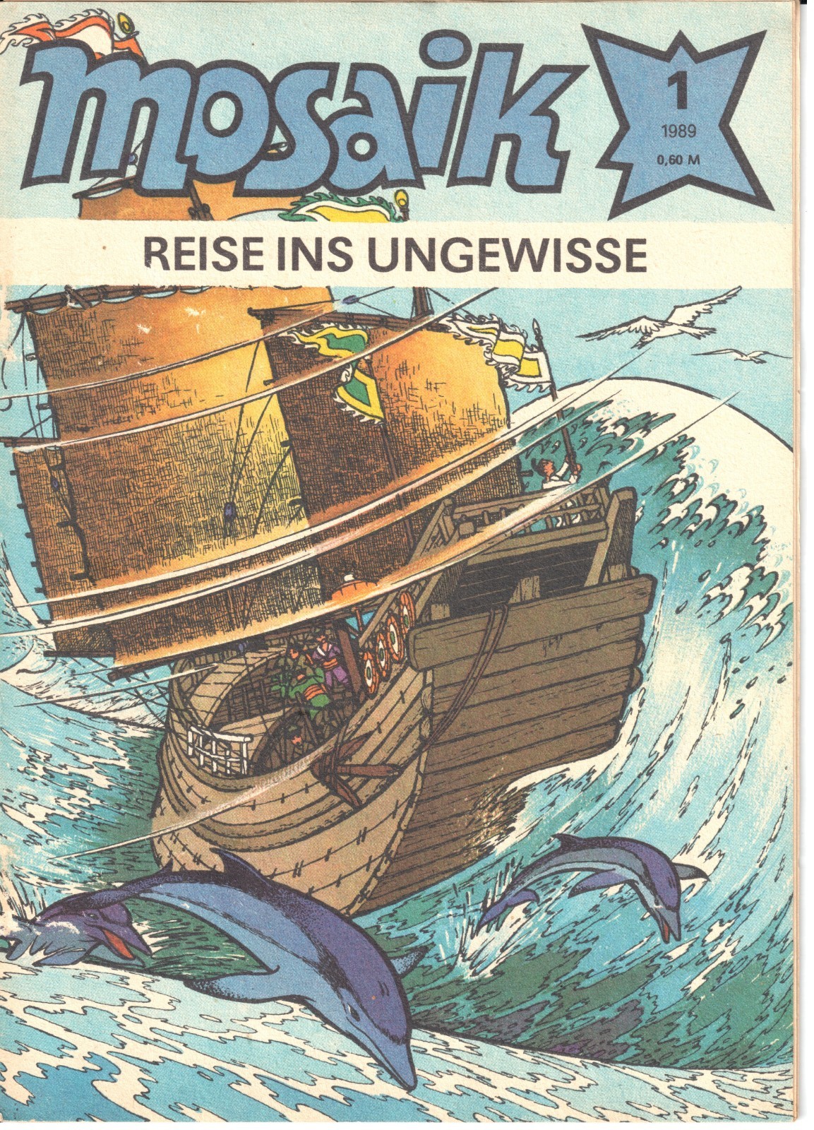 DDR-COMICSTRIP @ Mosaico fascicolo 1 - 1989 -VIAGGIO NELL'IGNOTO-