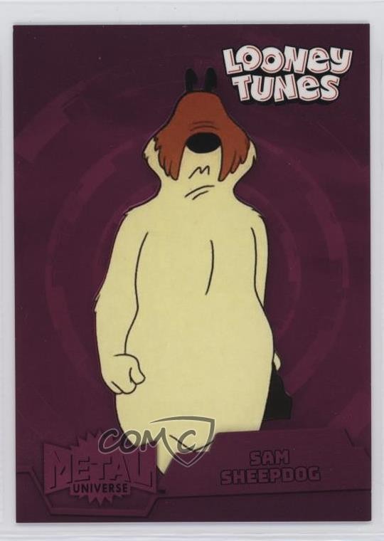 2024 Fleer Retro Looney Tunes Metal Universe rosa FX 105/300 Sam Sheepdog 0nr3