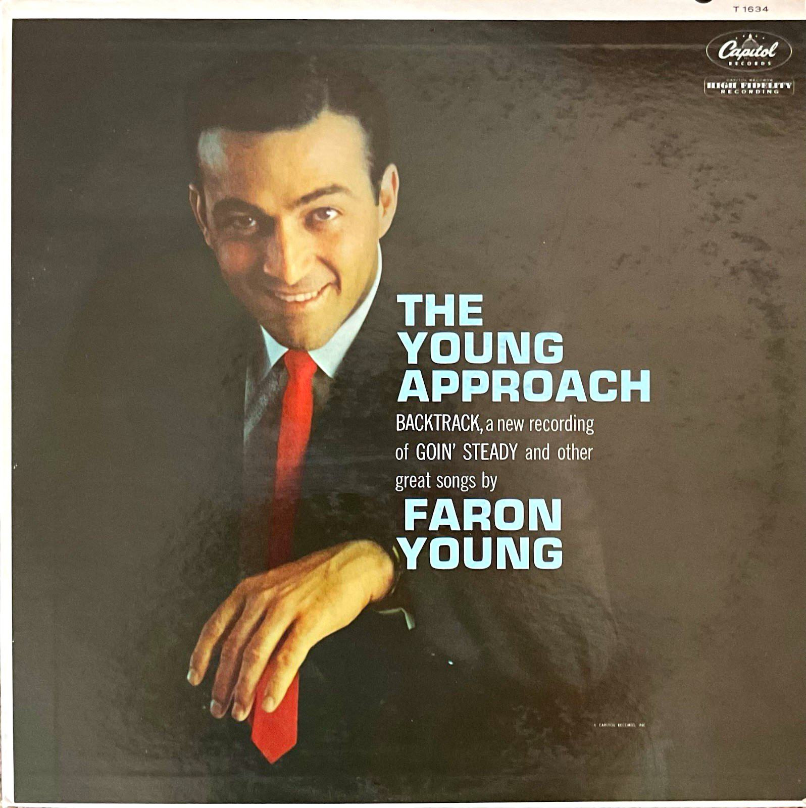 FARON YOUNG THE YOUNG APPROACH RARE OOP CAPITOL MONO 33RPM 12” VINYL LP RECORD 