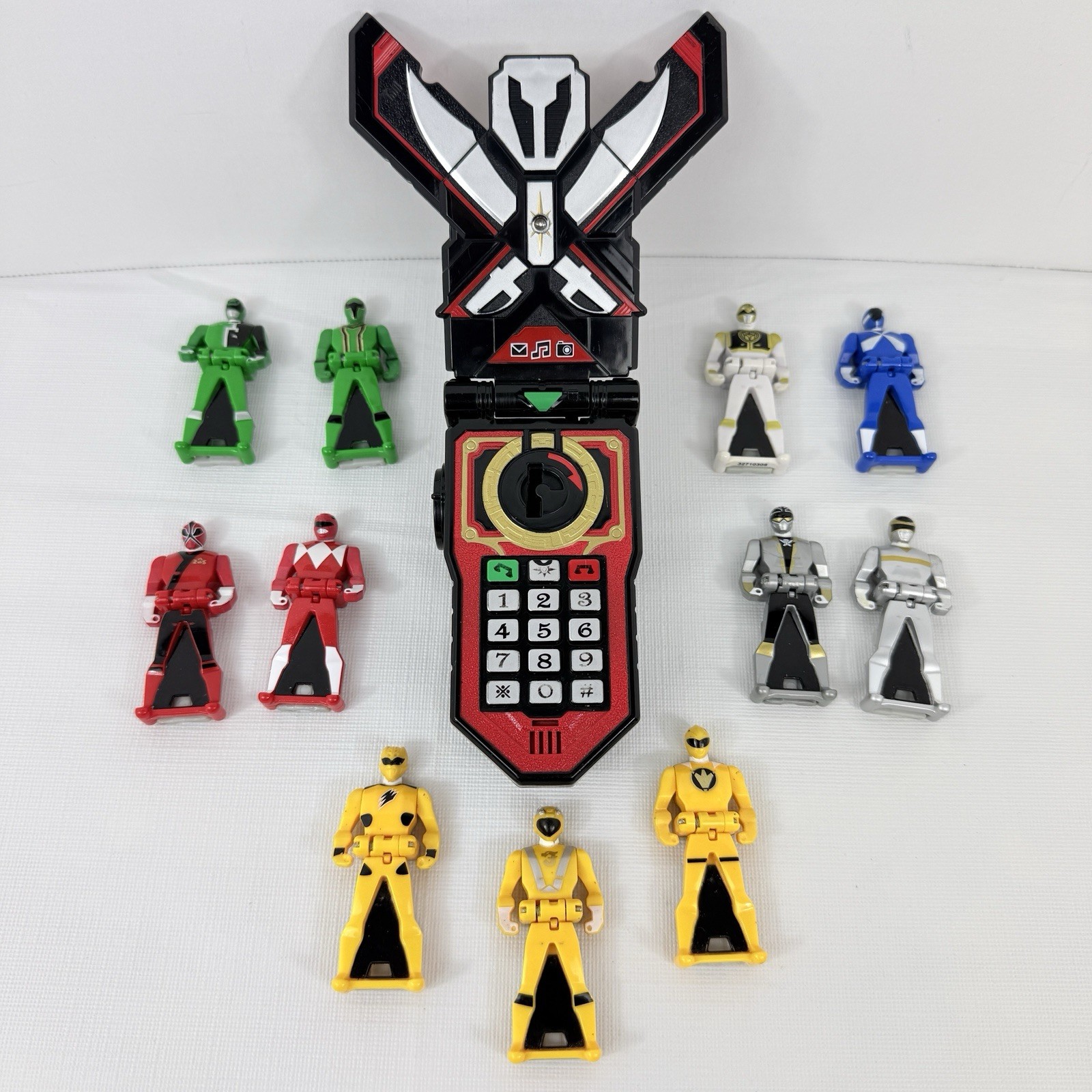 Power Rangers Gokaiger DX Mobirates Morpher Cell Phone w/ 11 Ranger Keys WORKS!