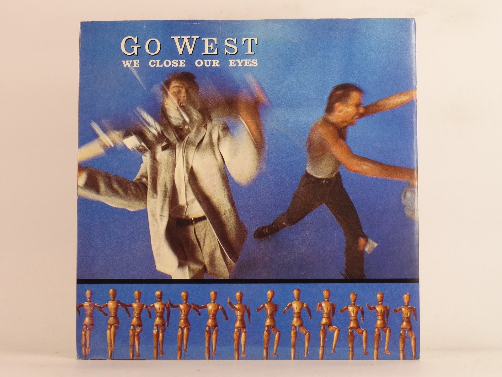 GO WEST WE CLOSE OUR EYES (107) 2 Track 7" Single including Picture Sleeve CHRYS