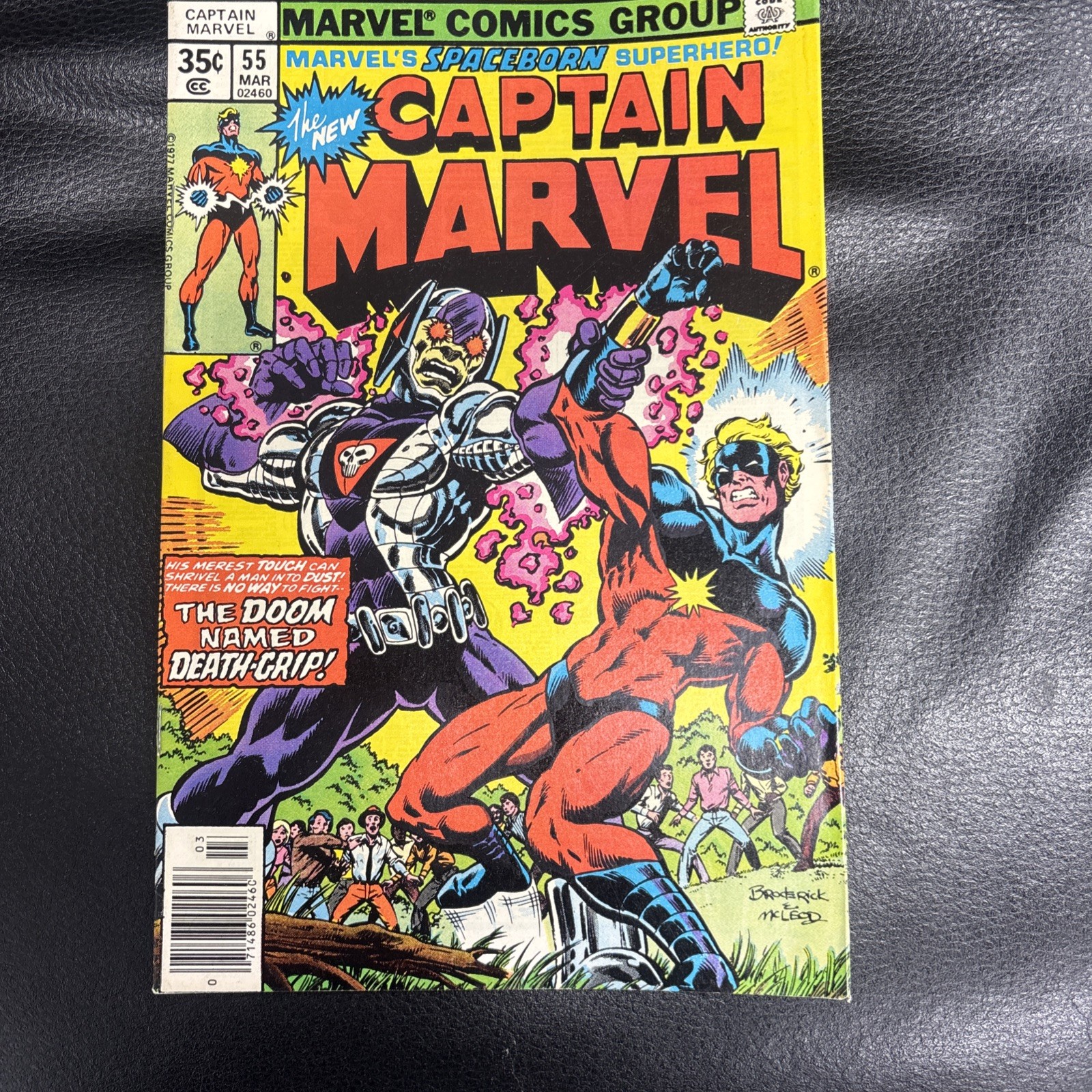 Captain Marvel (1st Series) #55     Marvel  - Death-Grip -