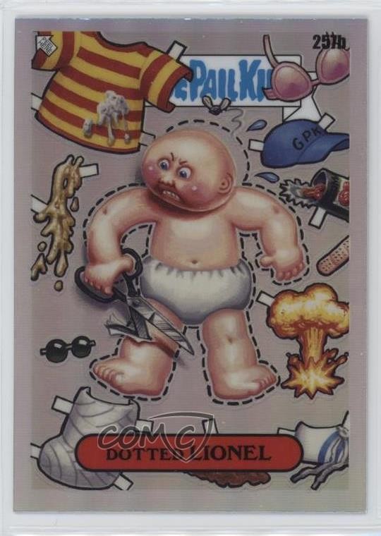 2024 Topps Chrome Garbage Pail Kids Series 7 Refractor Dotted LIONEL #257b qf6