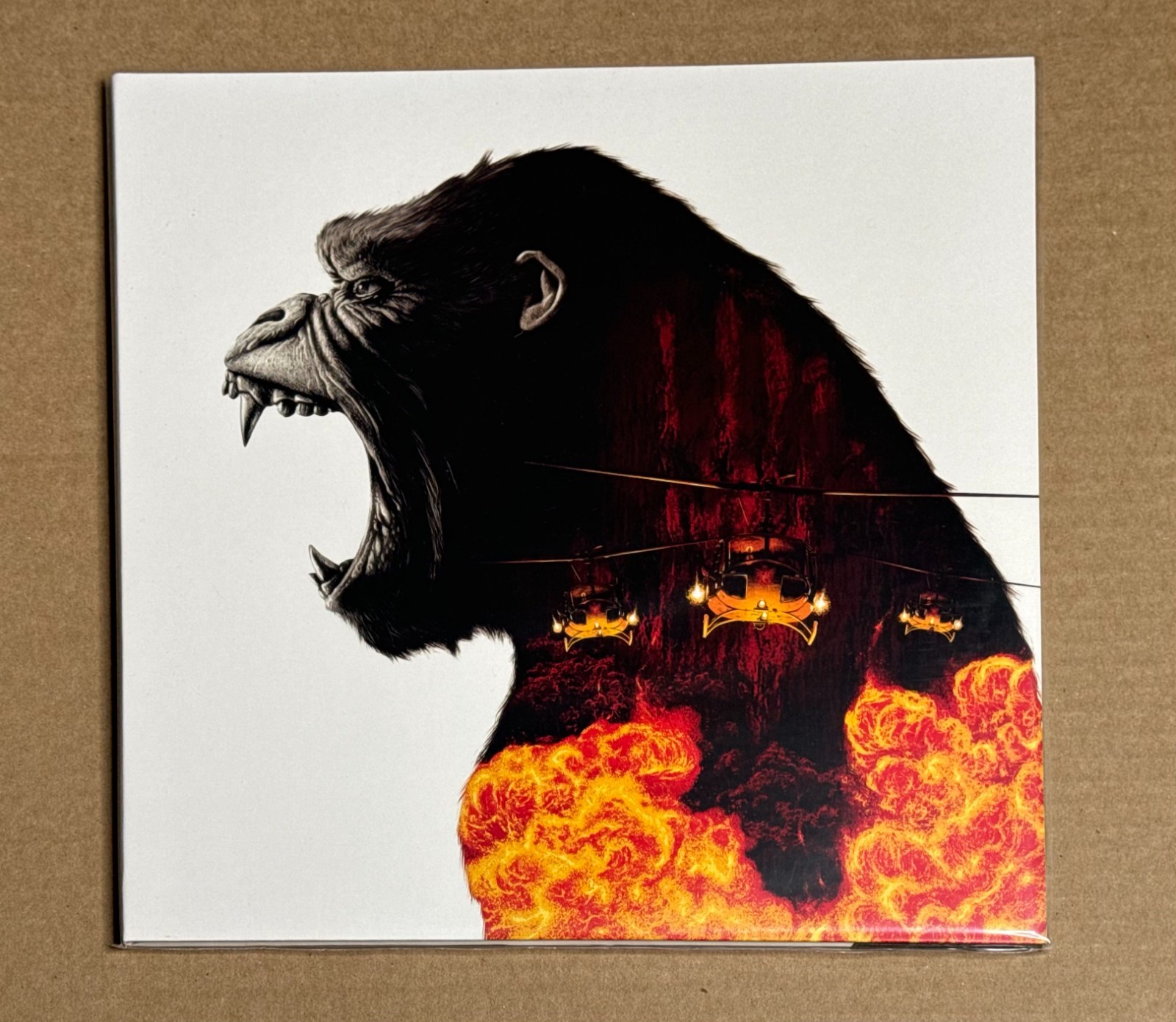 Kong Skull Island Lava Colored Vinyl LP Record Album Henry Jackman King Godzilla