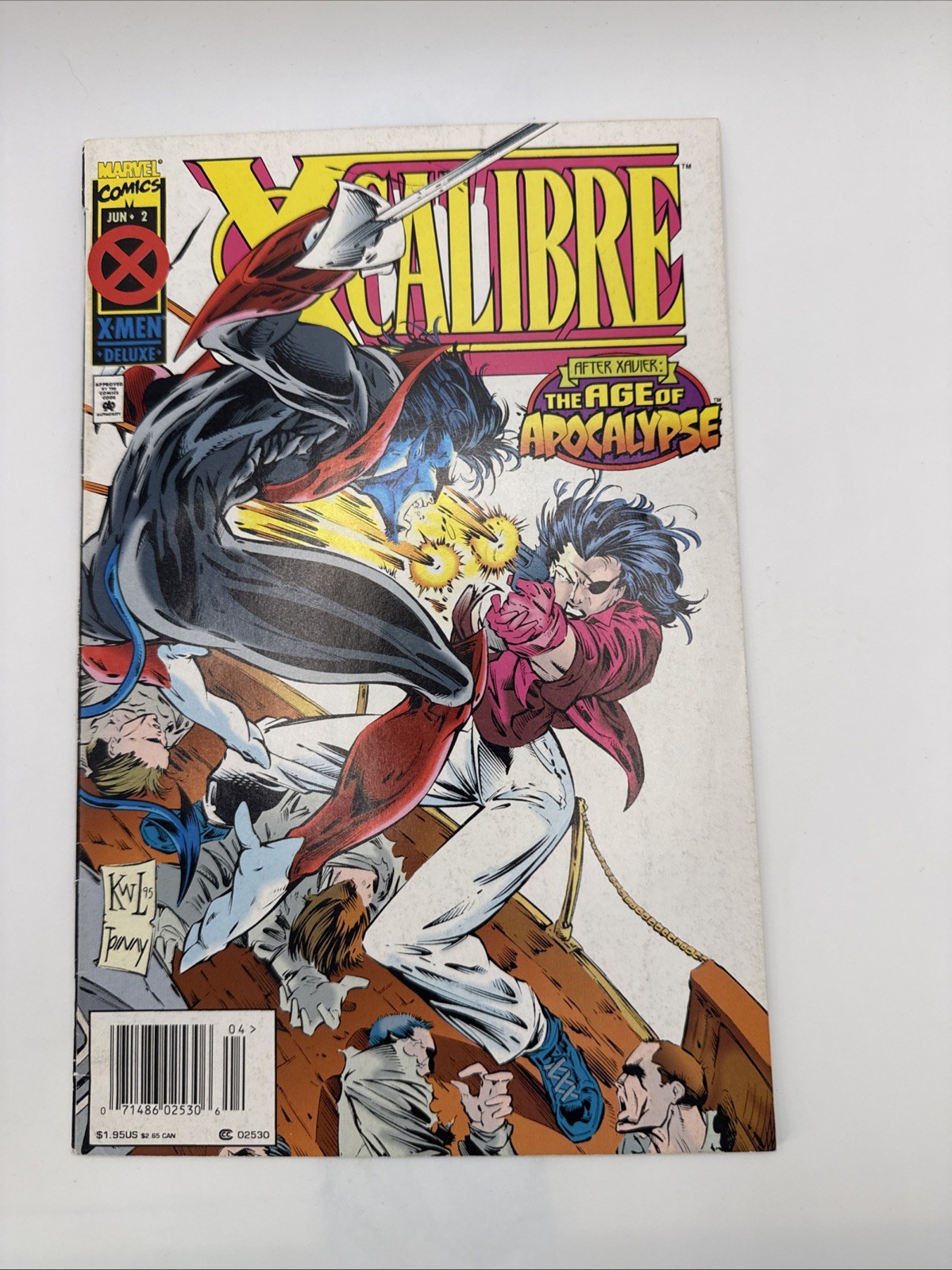 Xcalibre #2 Marvel Comic Book Rogue Wolverine Cyclops Storm 28 