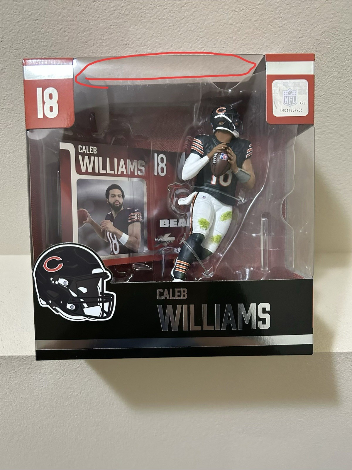 2024 NFL McFarlane Sports Picks Caleb Williams Black Jersey