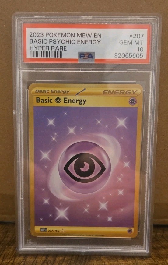 Pokémon 151 Inglese 2023 #207 Base Energia Psichica PSA 10 Gemme Ottime Condizioni