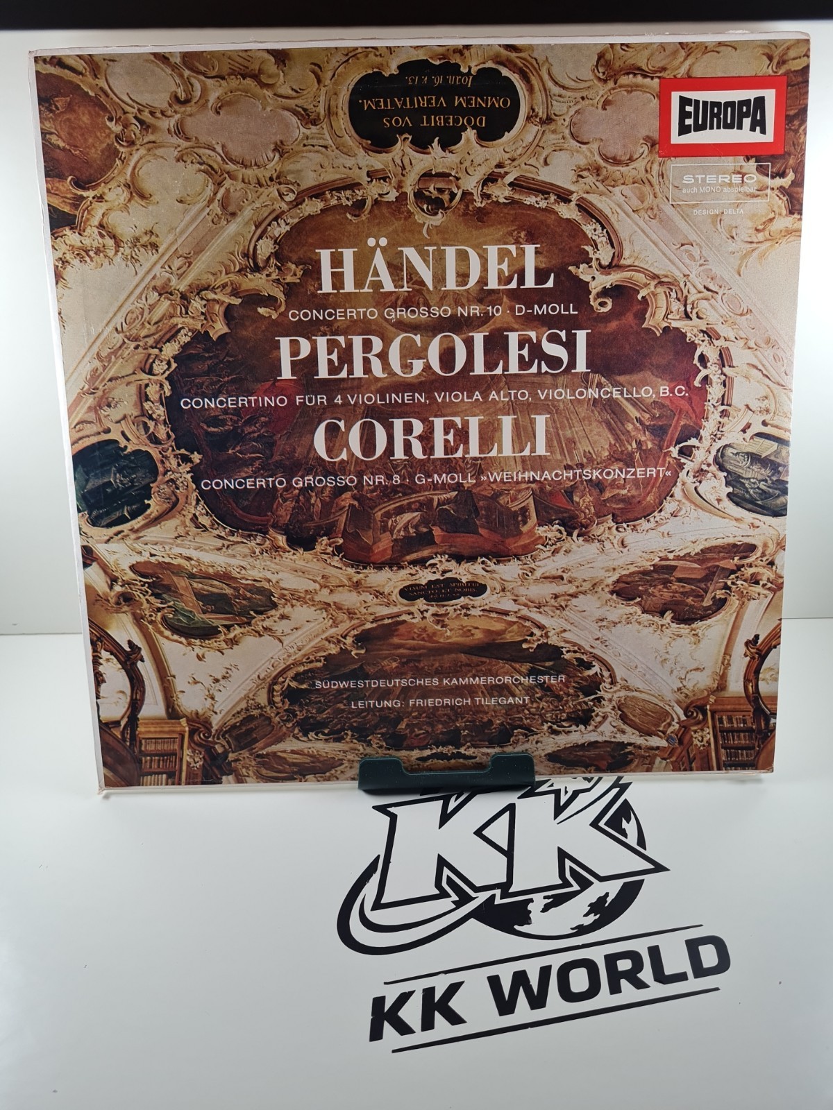 Händel Pergolesi Corelli Concerto Grosso Nr.10 Nr.8 Weihnachtskonzert Schallplat