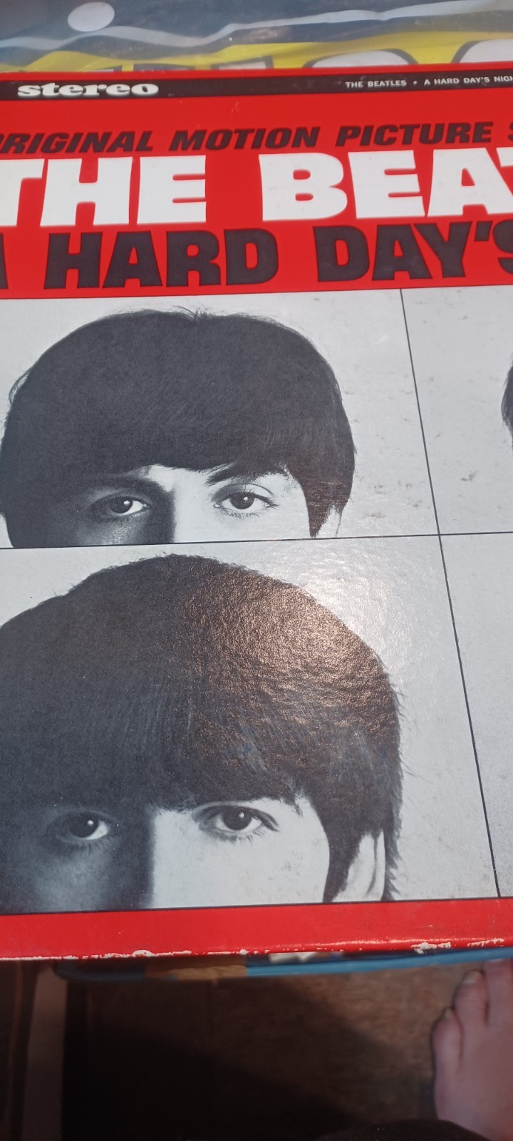 The Beatles - A Hard Day's Night US Stereo LP UA UAS-6366 "I Cry Instead" Mispnt