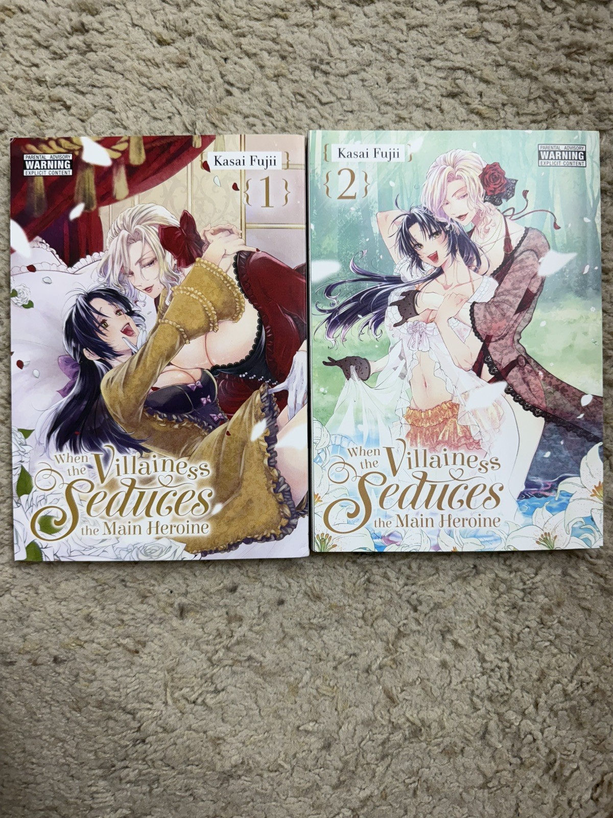 Quando la malvagità seduce l'eroina principale vol. Set 1-2 manga Kasai Fujii