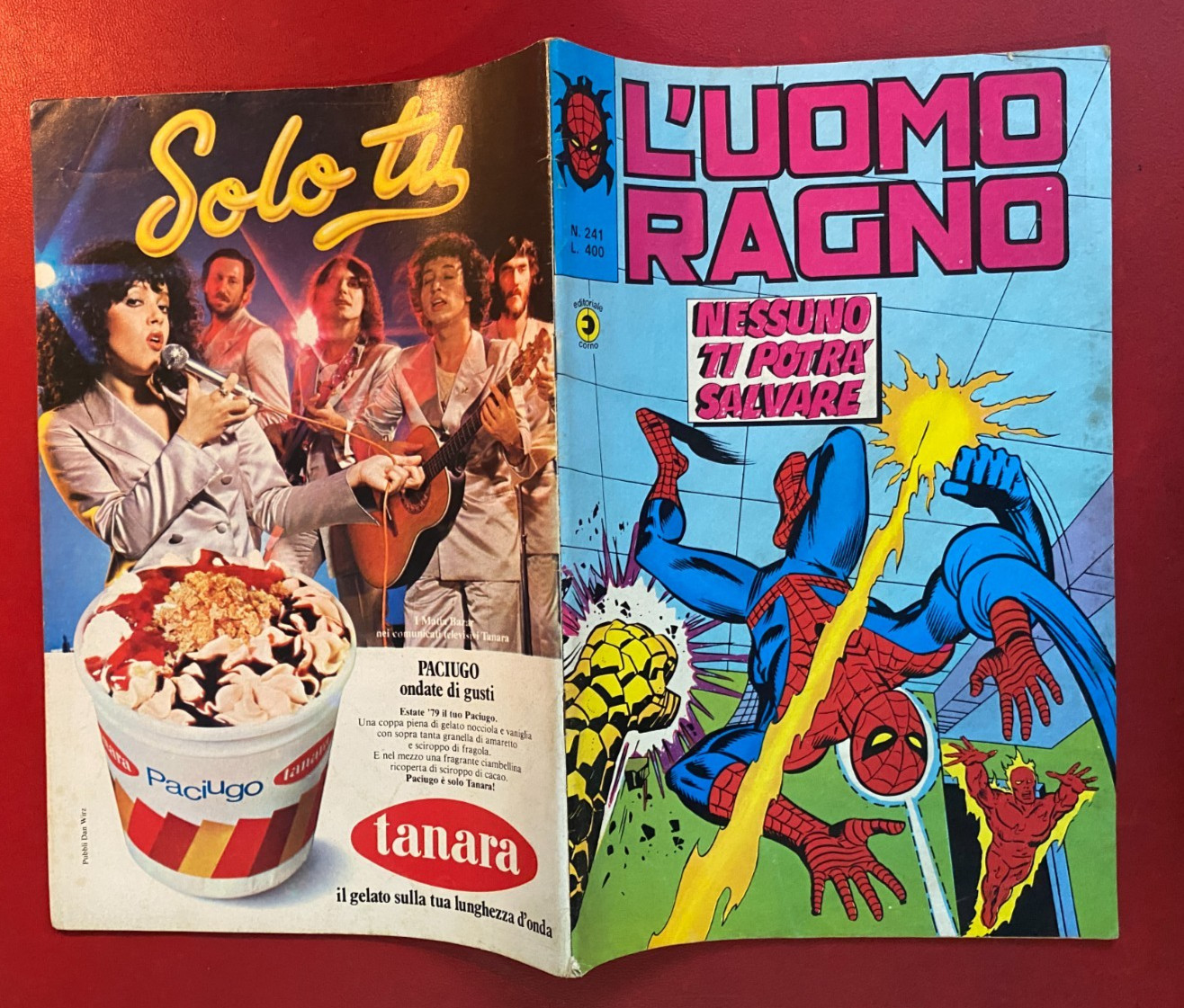 L'UOMO RAGNO n. 241 Ed. Corno (1979) Fumetto Marvel