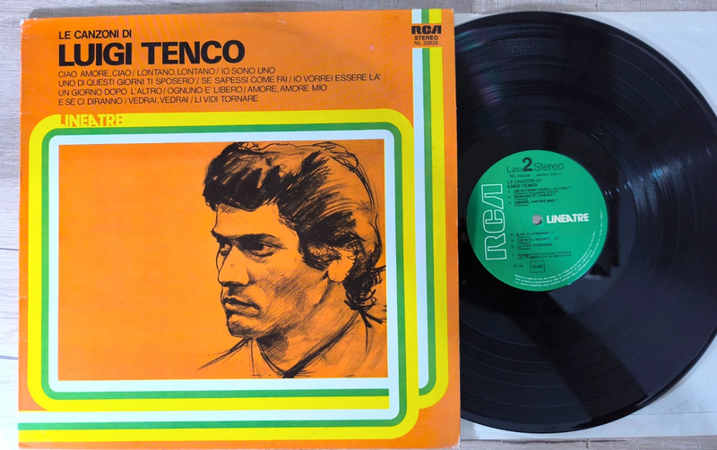 Le Canzoni Di Luigi Tenco disco LP