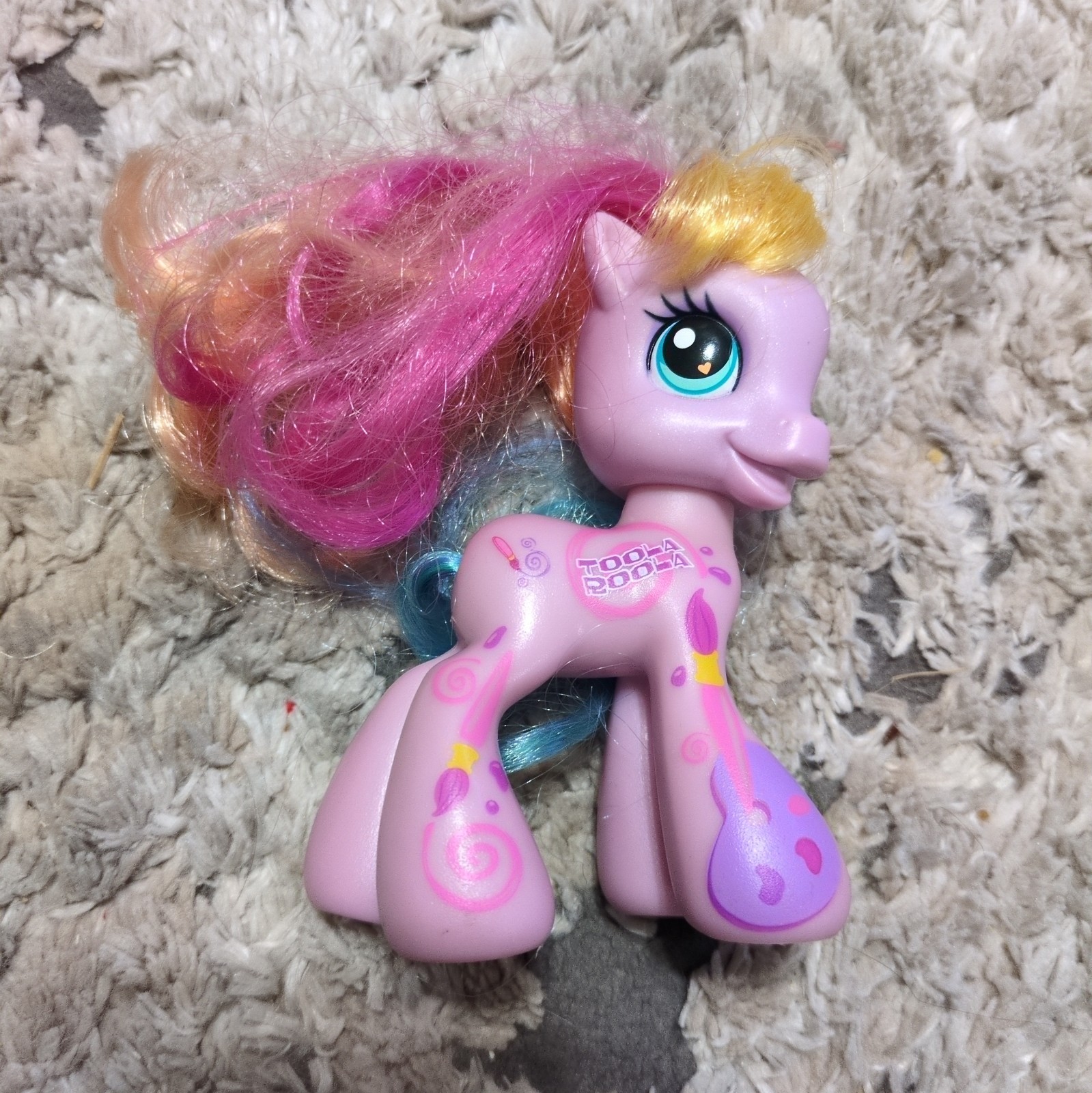 My Little Pony Toola Roola G3.5 due volte come fantasia spazzolabile MLP FIM 2008 