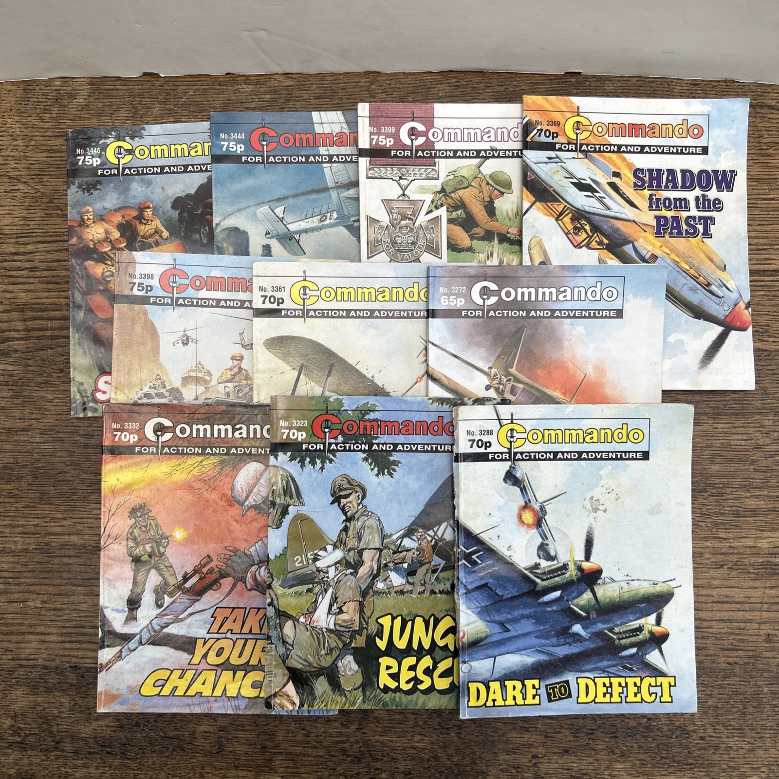 Job Lot Old Commando Comics War Stories Early Rare Bundle