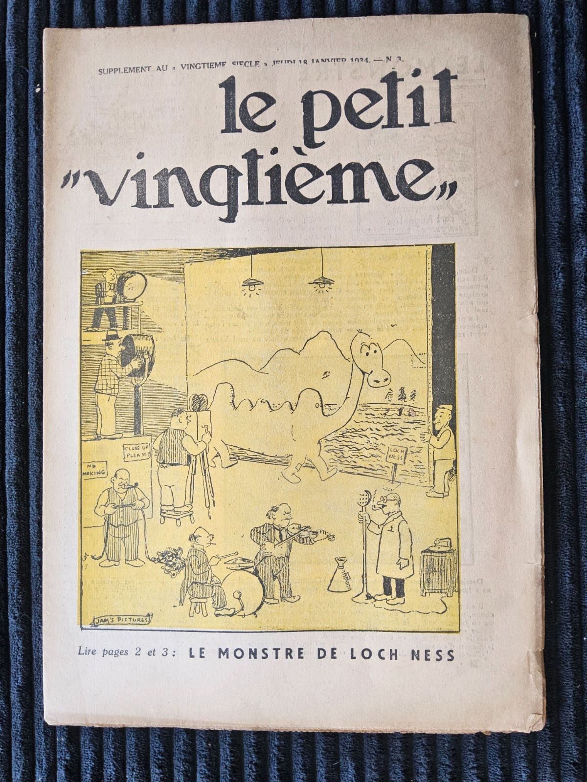 Tintin - Petit Vingtième - Numéro 3 de 1934