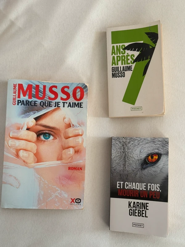 Lot 3 livres