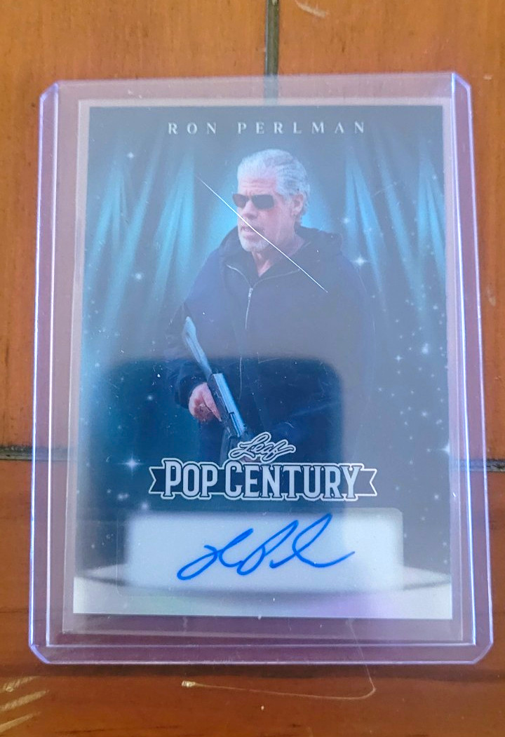 Leaf Pop Century 2025 Ron Perlman Autograph Card BA-RP2 Serial Numbered /8