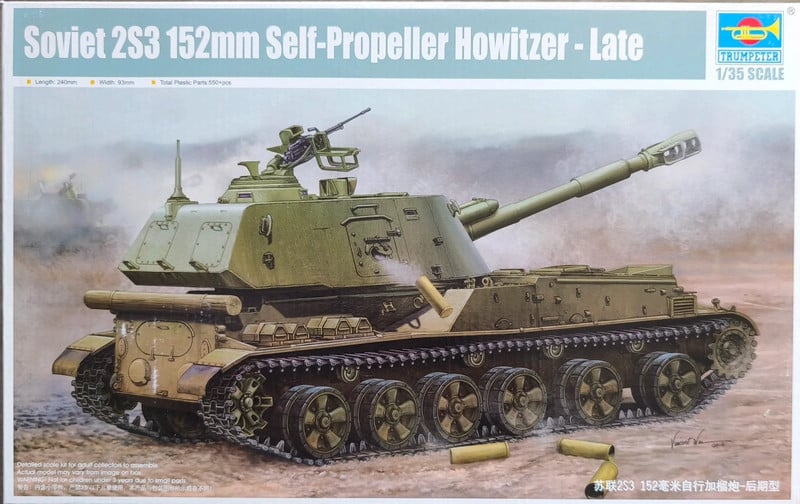 Trumpeter maquette 1/35 Canon automoteur 2S3 (Fin De Production)