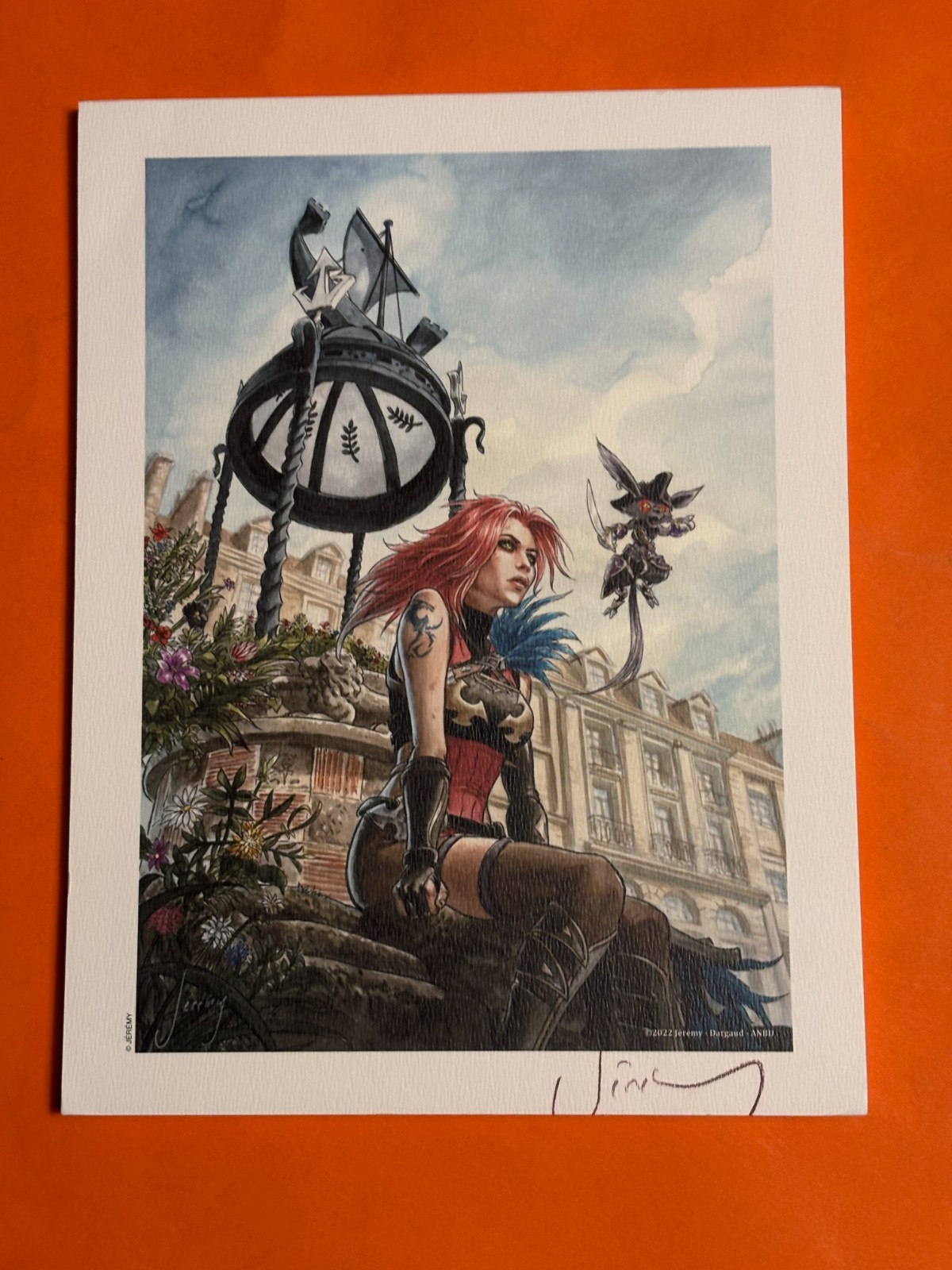 JEREMY EX LIBRIS SIGNE BARRACUDA  19 X 25 TONNERRE DE BULLES  NEUF