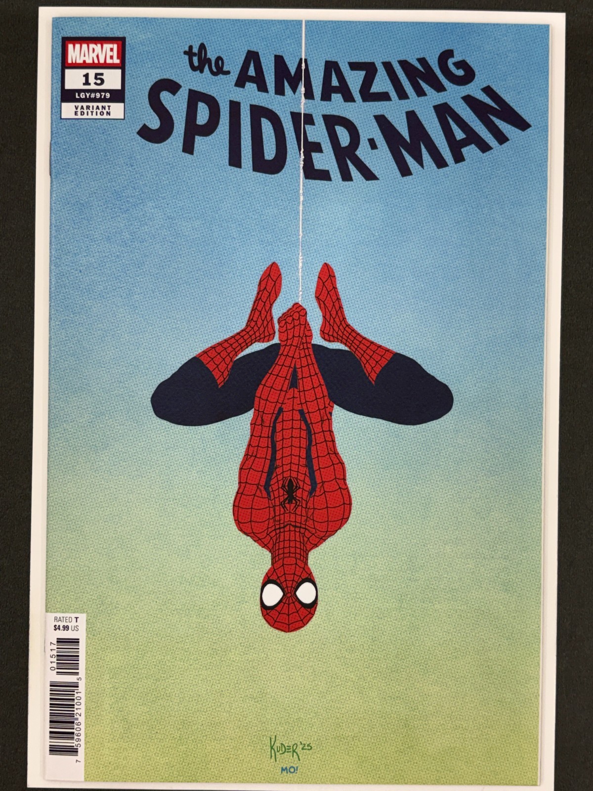 AMAZING SPIDER-MAN #15 AARON KUDER Rapporto 1:25 Incentivo Variante Marvel