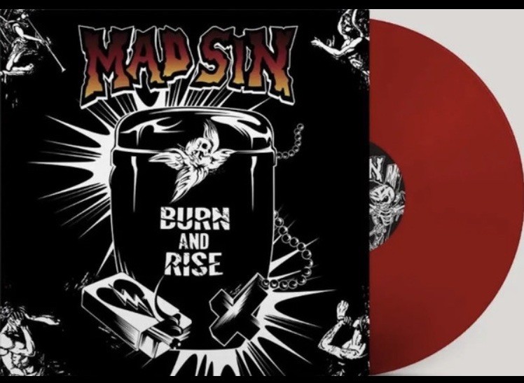 Mad Sin - Burn And Rise Lp Red Vinyl Psychobilly