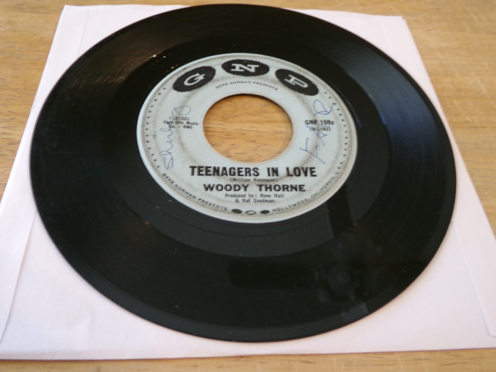 Woody Thorne 45 - Teenagers in Love - GNP GNP 169x