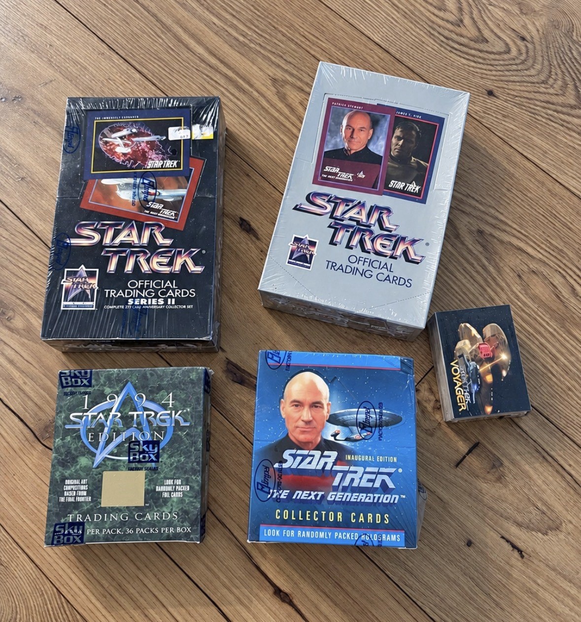 Star Trek-5 BOX BUNDLE-91 Impel S1&2,MASTER SERIES,94 EDITION, Next Generation