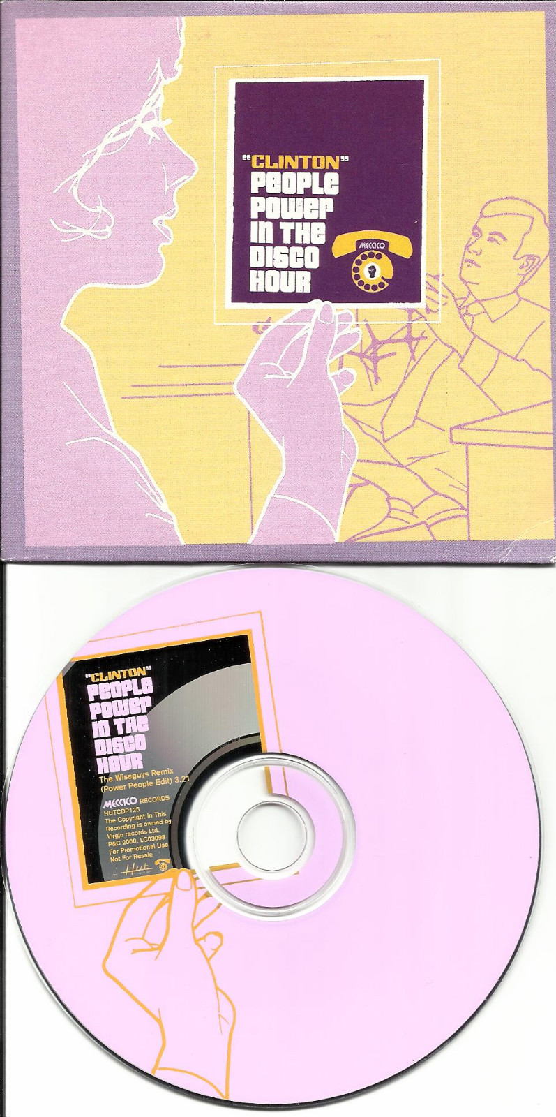 CLINTON People power Disco Hour WISEGUYS REMIX EDIT PROMO Radio DJ CD single