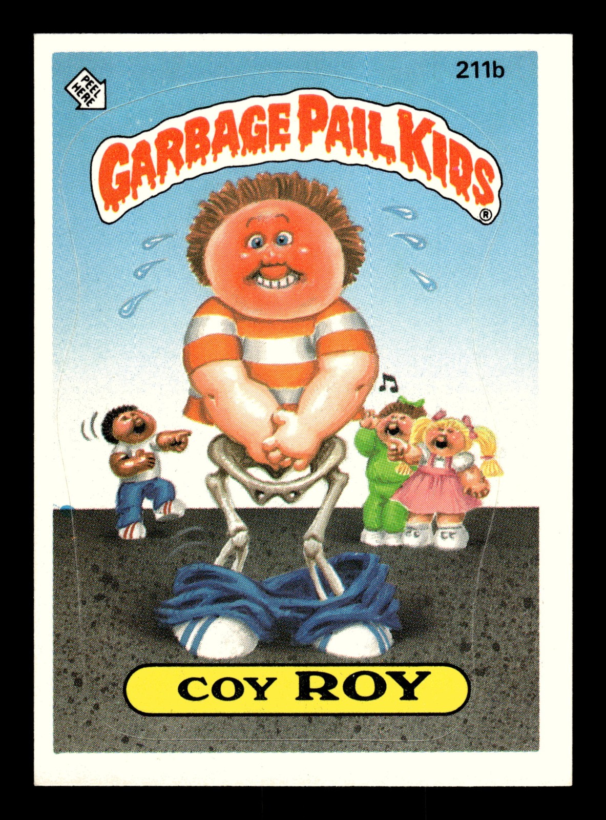 1986 Topps Garbage Pail Kids Series 6 #211b Coy Roy