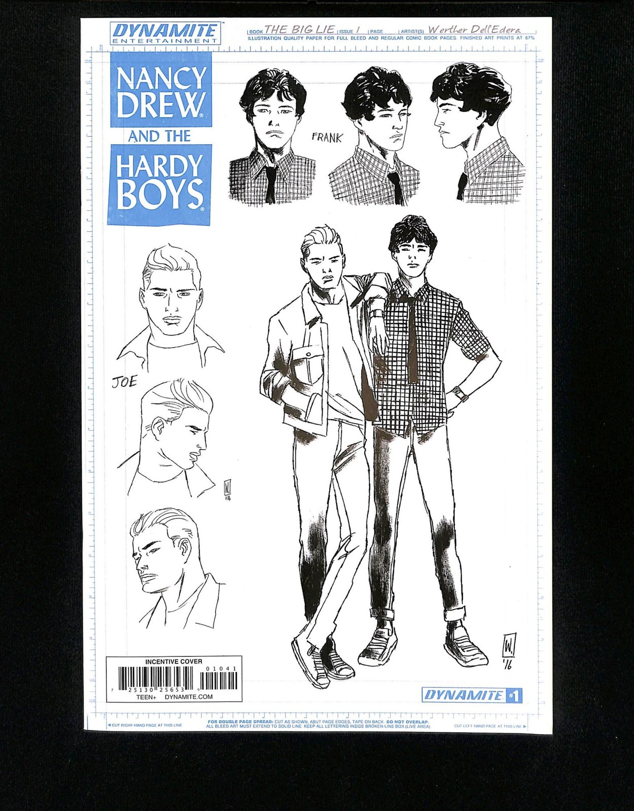 Nancy Drew & The Hardy Boys: The Big Lie #1 Cover D Variant 2017