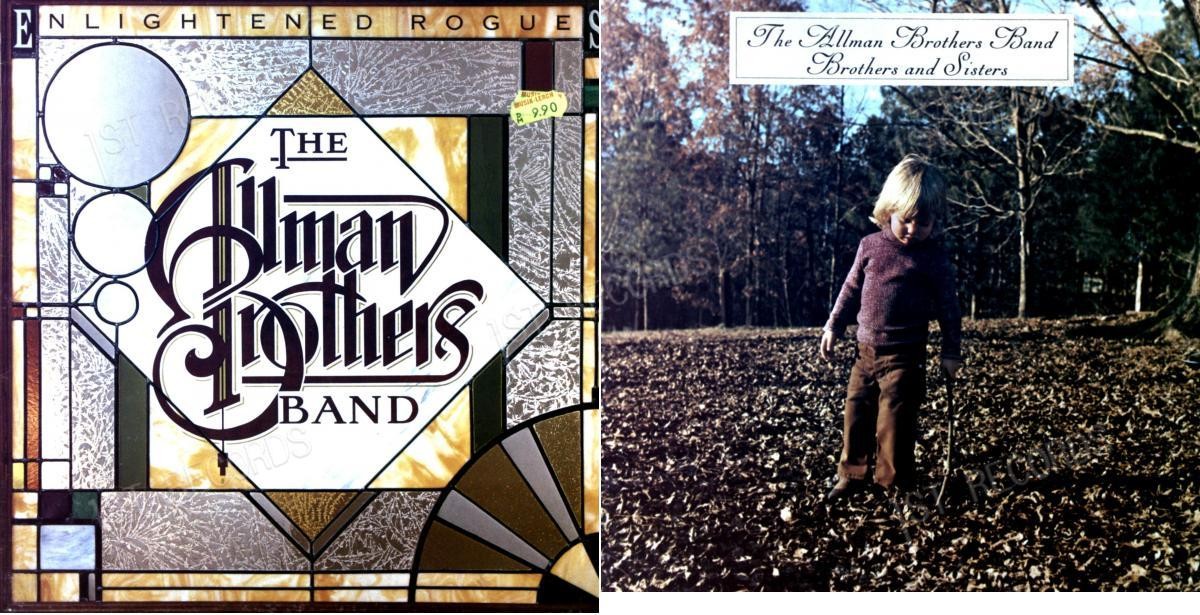 2 x The Allman Brothers Band Vinyl LP Sammlung VG/VG+ .