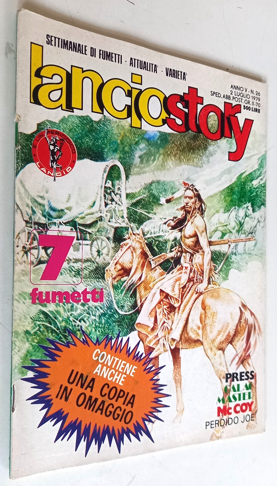 LANCIOSTORY N. 26 -2/7/1979 -Rena Niehaus/Charo/Mc Coy, Press,Perdido Joe..-Eura