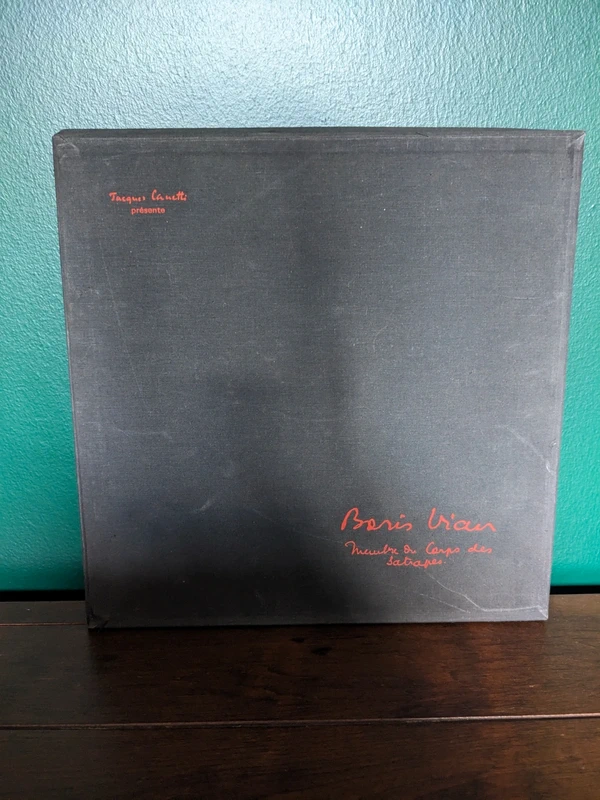 Coffret vinyle Boris Vian Membre du corps des Satrapes